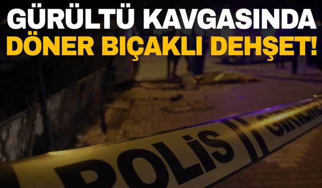 Komşularının gürültü çıkardığı iddiasıyla döner bıçakla dehşet saçtı