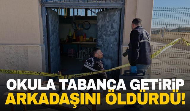 Lise öğrencisi okula tabanca getirip arkadaşını öldürdü