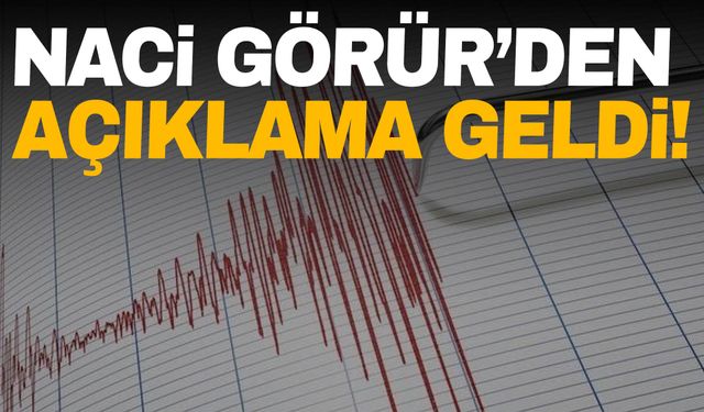 Malatya 5.9 ile sallandı! Naci Görür’den açıklama geldi