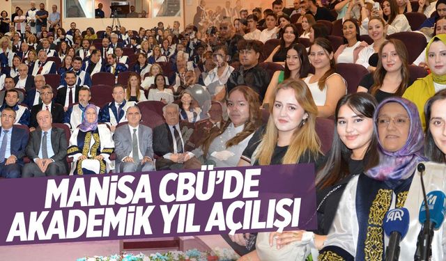 Manisa CBÜ’de akademik yıl açılışı gerçekleşti