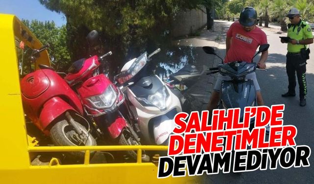 Manisa Salihli’de denetimler devam ediyor… 9 ayda 977 araç trafikten men edildi!