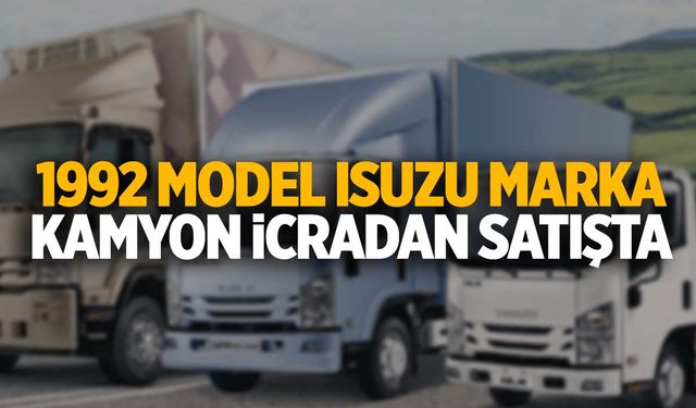 Manisa’da 1992 model Isuzu marka kamyon satılıyor