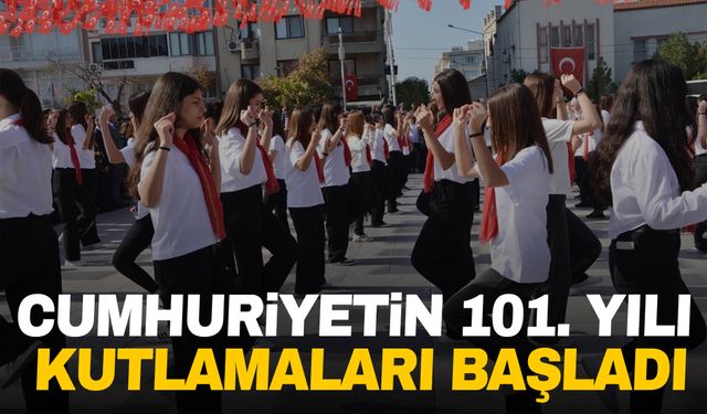 Manisa'da cumhuriyetin 101. Yılı kutlamaları başladı