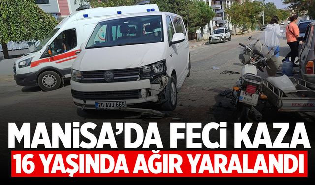 Manisa’da Kaza: Genç Adam Yaşam Mücadelesi Veriyor