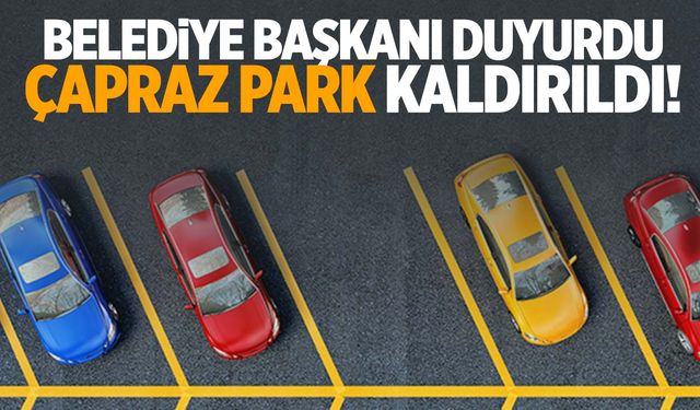 Manisa’da radikal karar! Çapraz park kaldırıldı!