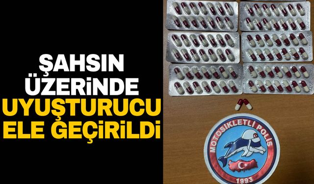 Manisa’da şahsın üzerinde uyuşturucu ele geçirildi