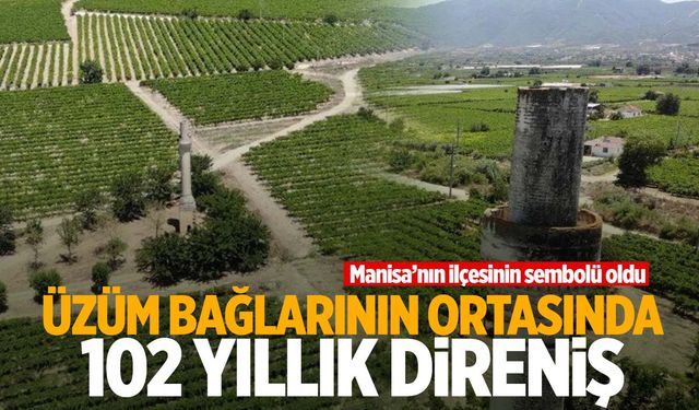 Manisa’da üzüm bağlarının içinde 102 yıllık bir tanık! Zamana direniyor…