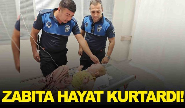 Manisa’da zabıtadan hayat kurtaran müdahale!