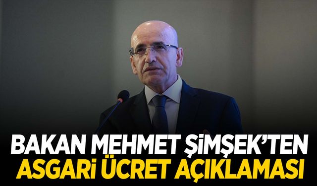 Mehmet Şimşek'ten asgari ücret açıklaması