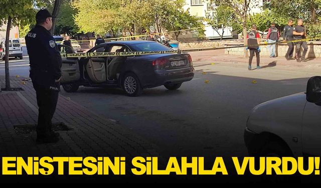 Memleketin her yerinde silahlar patlıyor… Tartıştığı eniştesini vurdu!