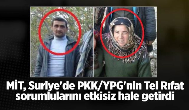 MİT'ten PKK'ya operasyon: Hüseyin Öztürk ve Vidan Fate etkisiz hale getirildi