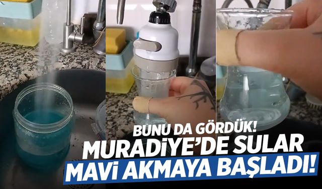 Muradiye’de Sular Mavi Akmaya Başladı: “Bizi Zehirlemeye Mi Çalışıyorsunuz?”