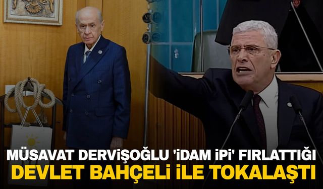 Müsavat Dervişoğlu, idam ipi fırlatmıştı… Bahçeli’yle el sıkıştı