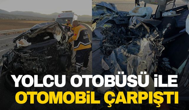 Niğde'de yolcu otobüsü ile otomobil çarpıştı: 1 kişi öldü 3 kişi yaralandı