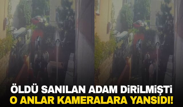 Öldü sanılmıştı... Yaşadığının belirlenmesinin ardından yaşananlar kamerada