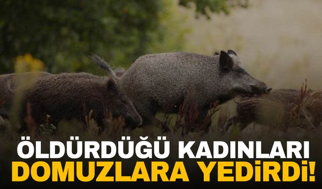 Öldürdüğü kadınları domuzlara yedirdi