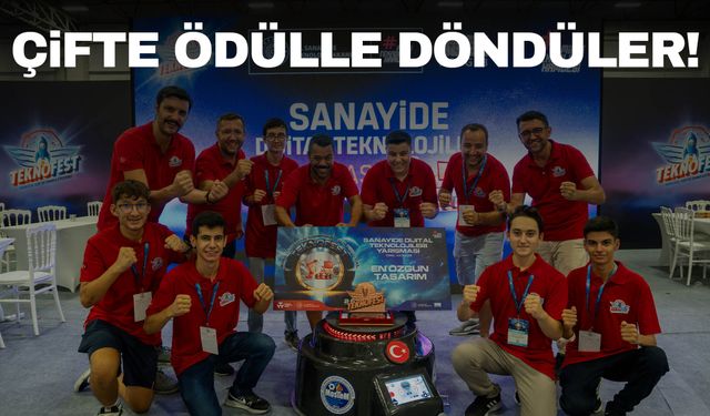 Özel MOSTEM Lisesi TEKNOFEST’ten çifte ödülle döndü