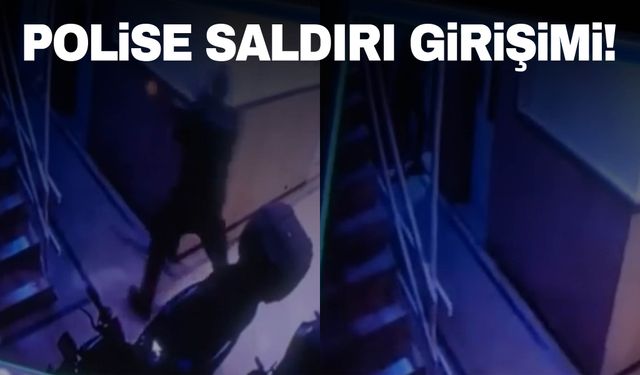 Polise bir saldırı daha! Polis şüpheliyle çatıştı