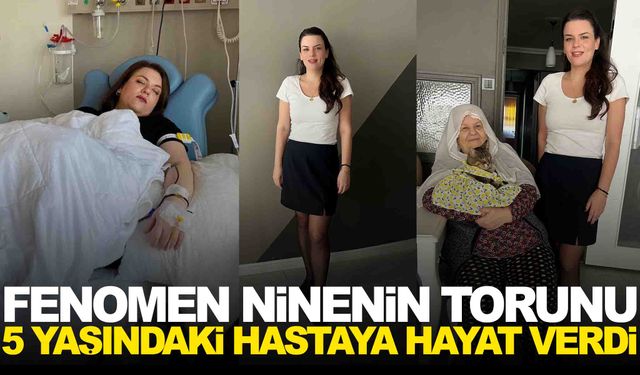 Rukiş anneannenin torunu bağışıyla 5 yaşındaki hastaya umut oldu