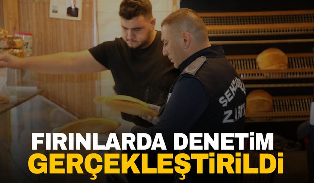 Şehzadeler’de fırınlarda hijyen denetimi