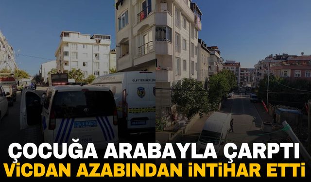 Sokakta oynayan çocuğa çarptı, vicdan azabından intihar etti