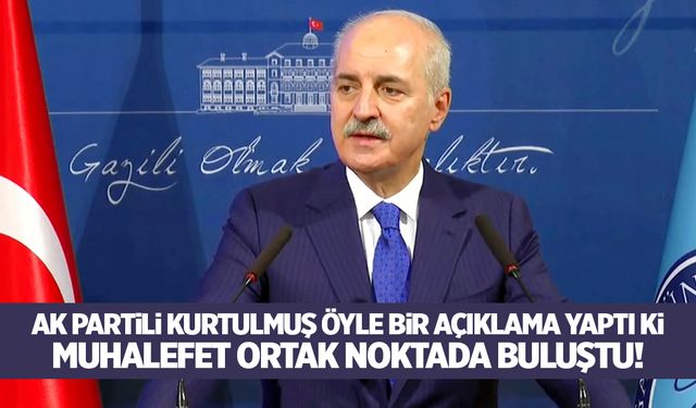 TBMM Başkanı Numan Kurtulmuş'un anayasanın 3'üncü maddesi ile ilgili yaptığı açıklama muhalefeti birleştirdi