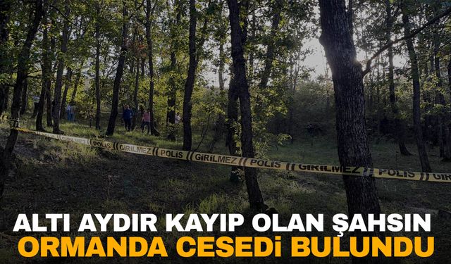 Tekirdağ’da 6 aydır kayıp olarak aranıyordu… Ormanda cesedi bulundu