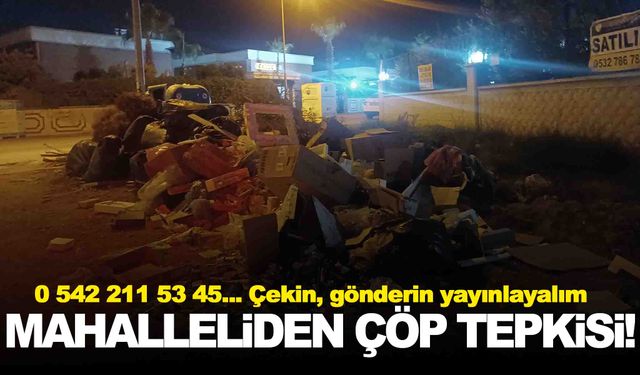 Yunusemre’de ‘kirli’ görüntü… Toplanmayan çöpler tepki çekti