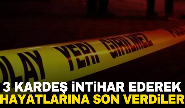 3 kardeş kapı ve camları kilitleyip oda içerisinde kömür yakarak intihar etti!