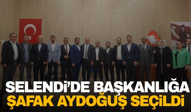 AK Parti Selendi İlçe Başkanlığına Şafak Aydoğuş seçildi