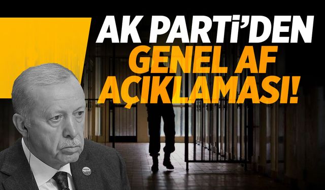 AK Parti'den net genel af açıklaması