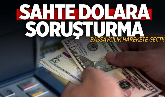 Başsavcılık harekete geçti! Sahte dolar iddialarına soruşturma başlatıldı!