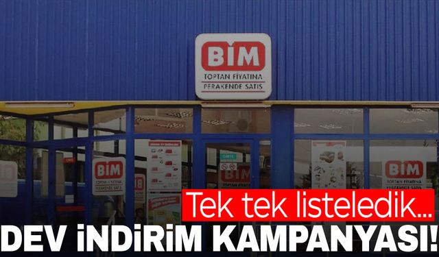 BİM’den indirim kampanyası! Bu fırsat kaçmaz