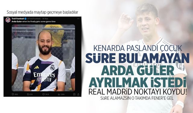 Bir Arda Güler Vakası... Ayrılmak İstediği İddia Edildi! Florentino Perez Açıklama Yaptı