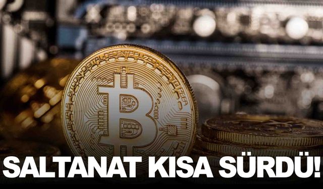 Bitcoin yönünü aşağı çevirdi