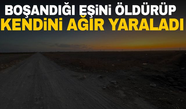 Boşandığı 25 yaşındaki eşini öldürüp, ardından intihar etti