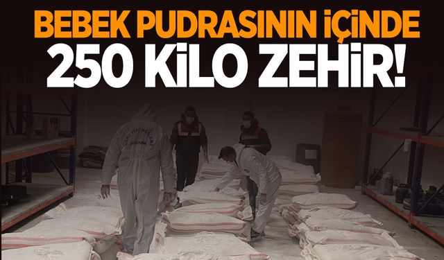 Bunu da gördük! Bebek pudrası içinde uyuşturucu çıktı!