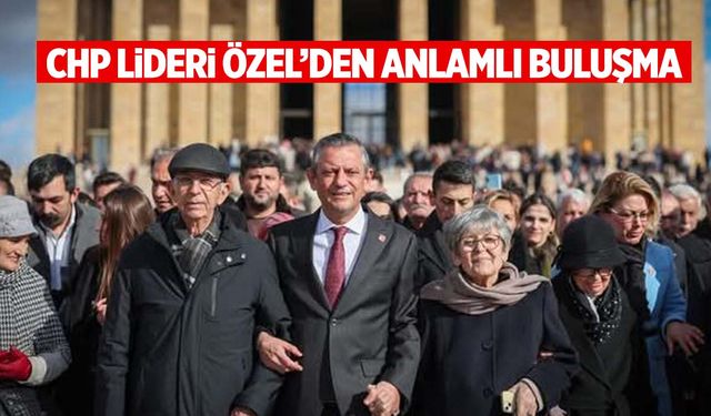 CHP lideri Özgür Özel’den anlamlı ‘Öğretmenler Günü’ buluşması