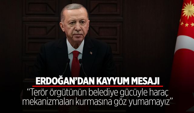 Cumhurbaşkanı Erdoğan rest çekti: Terör ve belediye açıklaması