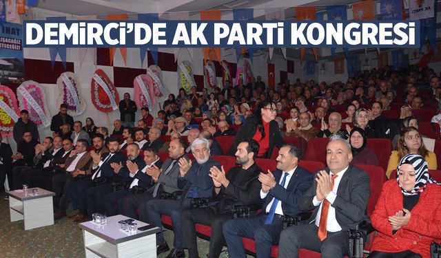 Demirci'de AK Parti kongresi