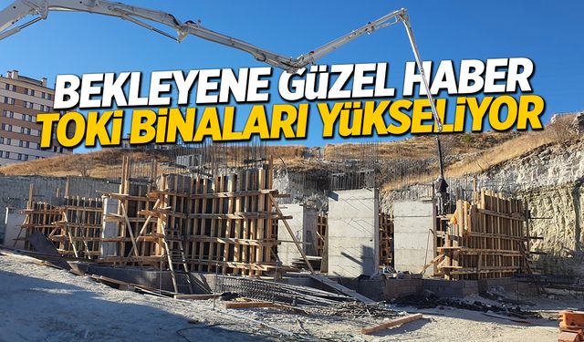 Demirci’de TOKİ Binaları Yükseliyor!