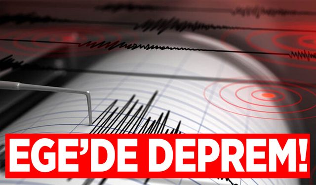 Ege Denizi'nde 5.3 büyüklüğünde deprem