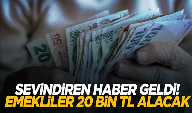 Emeklilere müjde! 20 bin TL'ye varan promosyon fırsatı!