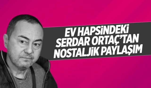 Ev hapsinde olan Serdar Ortaç ilk arabasını paylaştı!