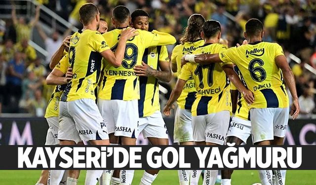 Fenerbahçe, Kayserispor’u deplasmanda devirdi!