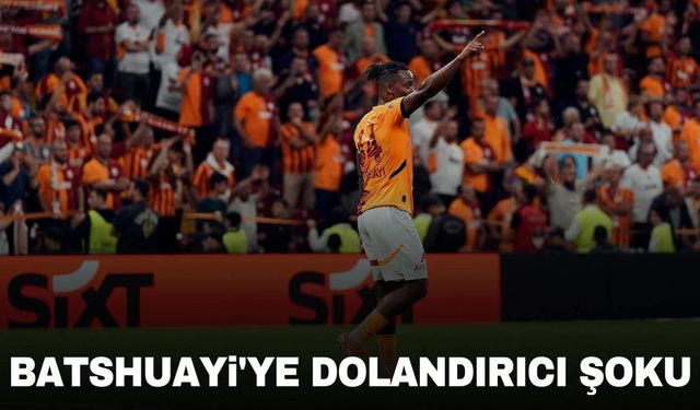 Galatasaraylı golcü Batshuayi dolandırıldı