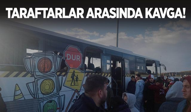 Göztepeli ve Bandırmasporlu taraftarlar dinlenme tesisinde kavga etti