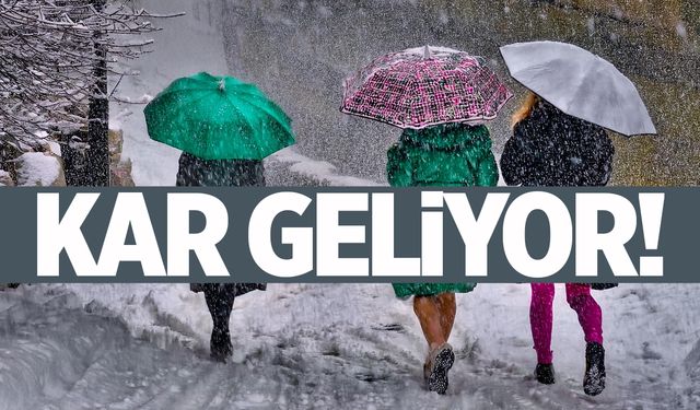 Hava Sıcaklığı 15 Derece Birden Düşecek! Kar Geliyor...