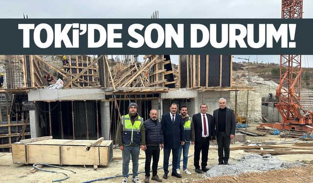 İlçe halkı meraklıydı... TOKİ'de son durum!