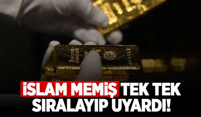 İslam Memiş’ten altın birikimi yapacaklara çarpıcı uyarılar!